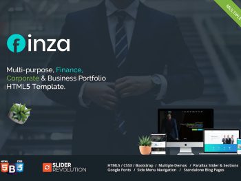 Finza - Corporate Business HTML5 Yazı Tipi