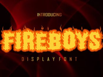 Fireboys - Hot and Fire Font Yazı Tipi