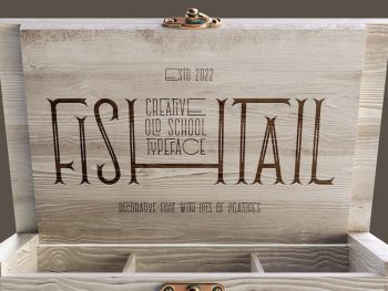 Fishtail font Yazı Tipi