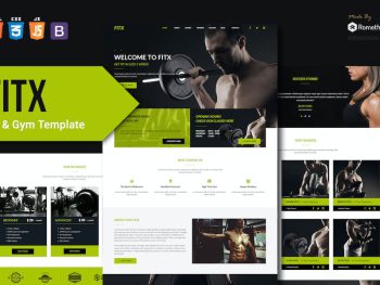 FitX - Fitness & Gym HTML Template RS Yazı Tipi