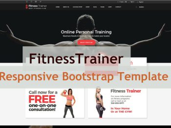 FitnessTrainer - Responsive Bootstrap Template Yazı Tipi