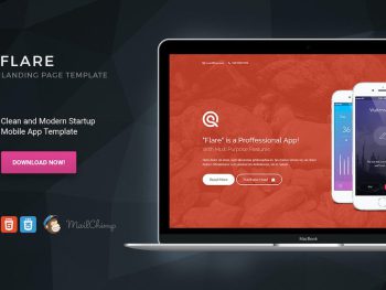 Flare - HTML App Landing Page Template Yazı Tipi