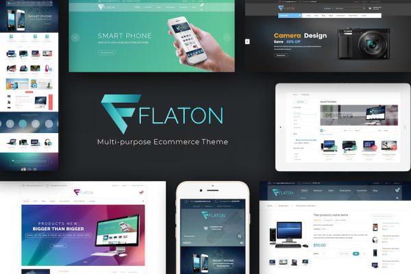 Flaton - WooCommerce Responsive Digital Theme WordPress Teması