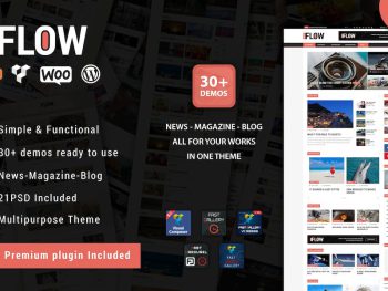 Flow News - Magazine and Blog WordPress Teması