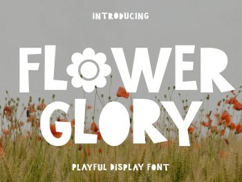 Flower Glory Yazı Tipi