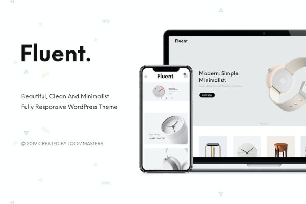 Fluent - Creative Multi-Purpose WooCommerce Theme WordPress Teması