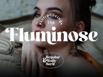 Fluminose - Bold Serif Font Yazı Tipi