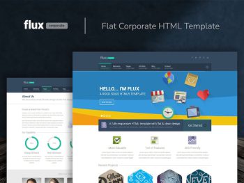 Flux - Flat Corporate HTML Template Yazı Tipi