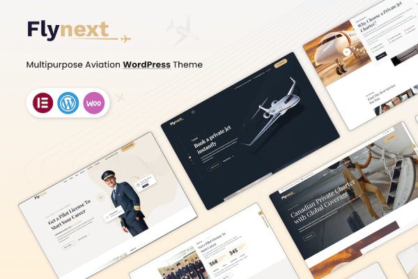 Flynext - Multipurpose Aviation WordPress Teması