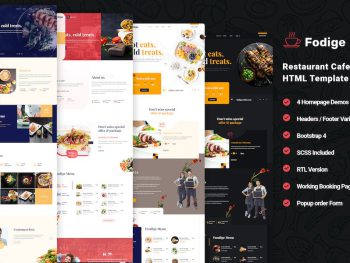 Fodige - Restaurant Cafe HTML Template Yazı Tipi