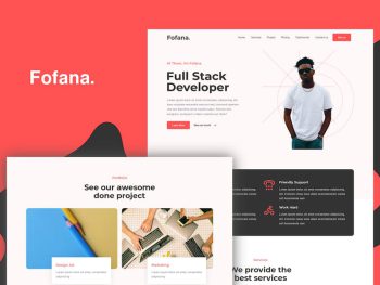 Fofana - Personal Portfolio Template Yazı Tipi