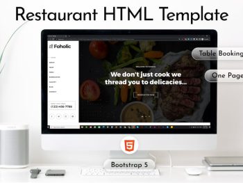 Foholic - One Page Restaurant HTML Template Yazı Tipi