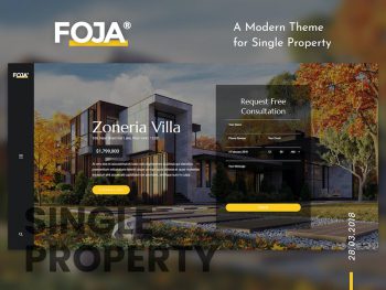 Foja - Single Property WordPress Teması