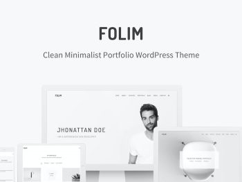 Folim - Clean Minimalist Portfolio WordPress Teması