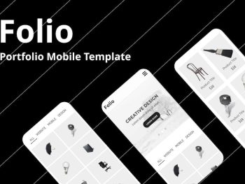 Folio - Portfolio Mobile Template Yazı Tipi