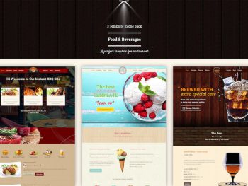 Food & Beverages One Page HTML5 Template Yazı Tipi