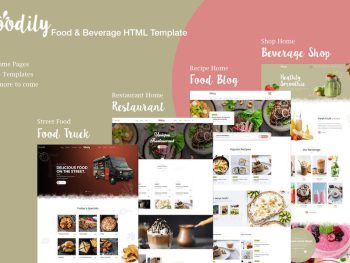 Foodily - Food and Beverage Shop HTML Template Yazı Tipi