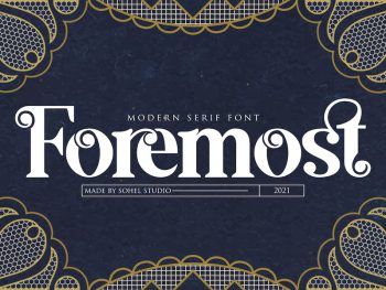 Foremost | Modern Serif Yazı Tipi