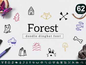 Forest Dingbat Yazı Tipi