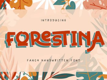 Forestina | Fancy Handwritten Font Yazı Tipi