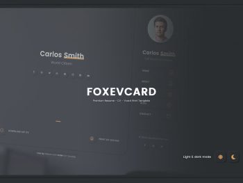 Foxevcard - Premium Resume/ CV Html Template Yazı Tipi