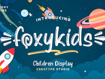 Foxykids Display Kids Yazı Tipi