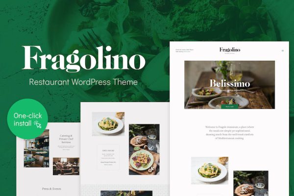 Fragolino - Exquisite Restaurant WordPress Teması