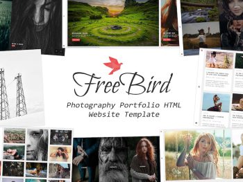 FreeBird - Photography Portfolio Website Template Yazı Tipi