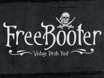 Freebooter - Pirate Display Yazı Tipi