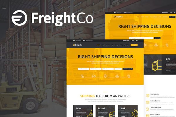 FreightCo WordPress Teması