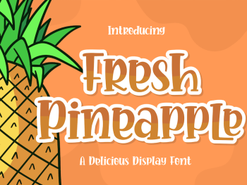 Fresh Pineapple Yazı Tipi