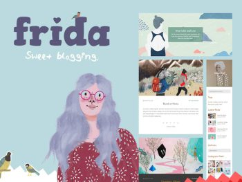 Frida - A Sweet & Classic Blog Theme WordPress Teması