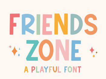 Friend Zone - Playful Font Yazı Tipi