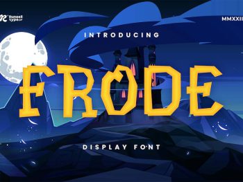 Frode - Game Font Yazı Tipi