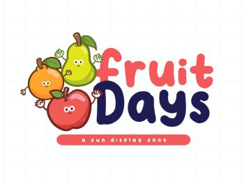 Fruit Days Yazı Tipi