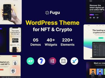 Fugu - NFT & Crypto WordPress Teması