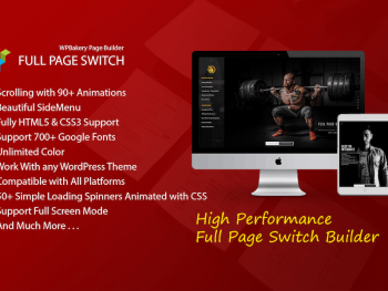 Full Page Switch - Addon For WPBakery Page Builder WordPress Eklentisi