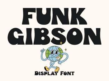 Funk Gibson - Display Font Yazı Tipi