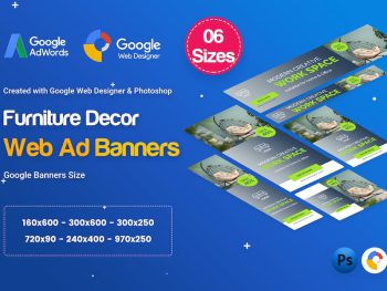 Furniture Decor Banners HTML5 D45 Ad - GWD & PSD Yazı Tipi