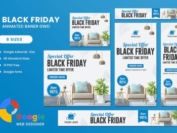 Furniture HTML5 Banner Ads GWD Yazı Tipi