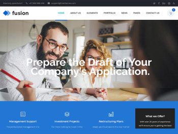 Fusion - A Modern Business HTML Template Yazı Tipi