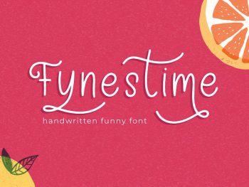 Fynestime - Handwritten Funny Font Yazı Tipi