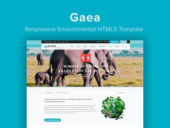 GAEA - Responsive Environmental HTML5 Template Yazı Tipi