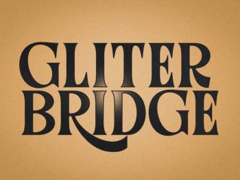 GLITER BRIDGE Yazı Tipi