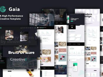 Gaia | A High Performance Creative Template Yazı Tipi