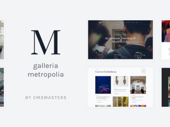 Galleria Metropolia - Art Museum & Exhibition WordPress Teması