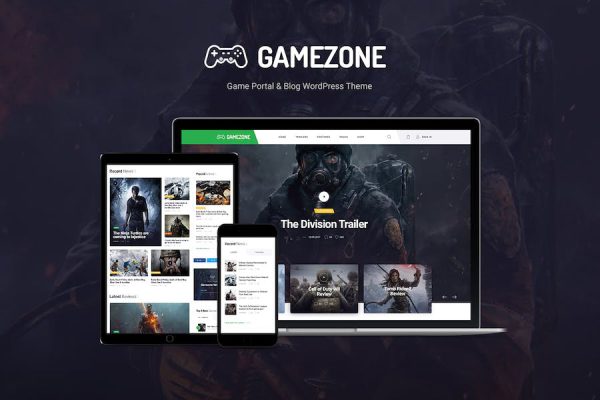 Gamezone WordPress Teması