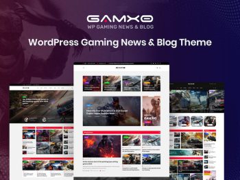 Gamxo -  Gaming News & Blog Theme WordPress Teması