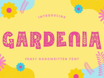 Gardenia | Fancy Handwritten Font Yazı Tipi