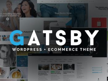 Gatsby -  + eCommerce Theme WordPress Teması